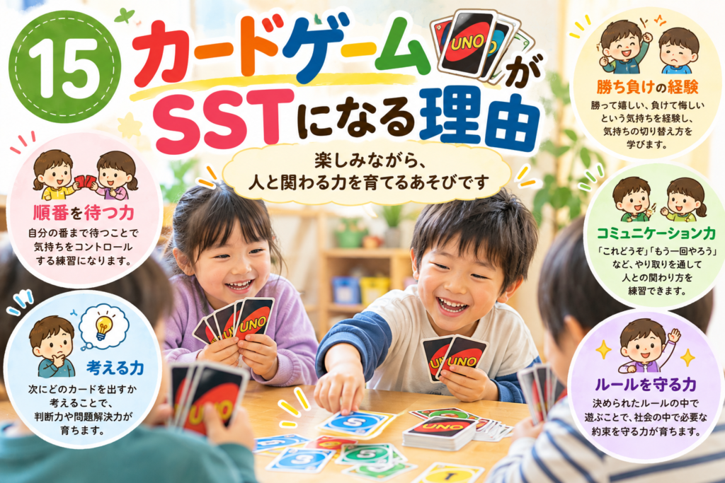 第15回【療育コラム】カードゲームがSSTになる理由