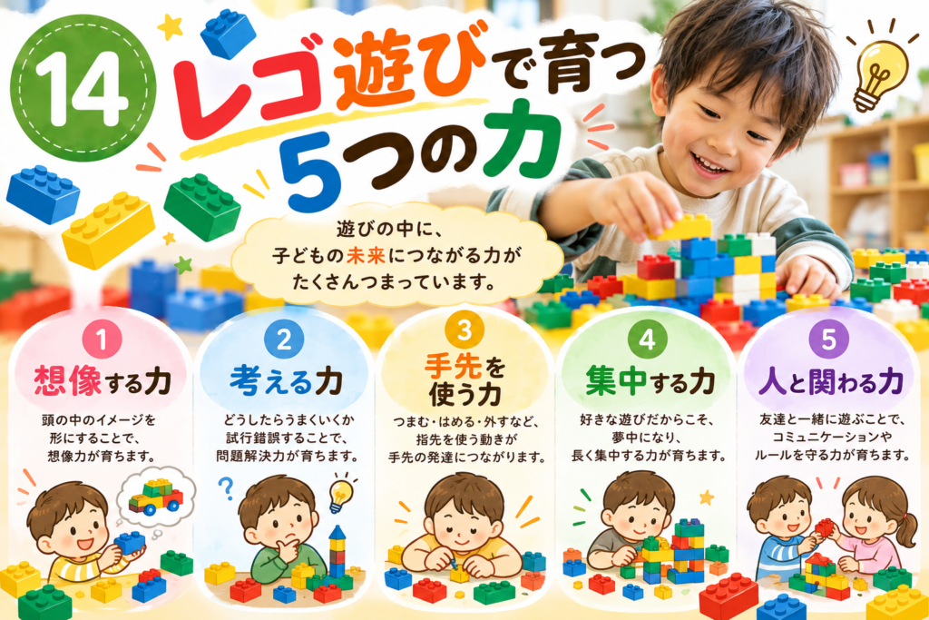 第14回【療育コラム】レゴ遊びで育つ５つの力